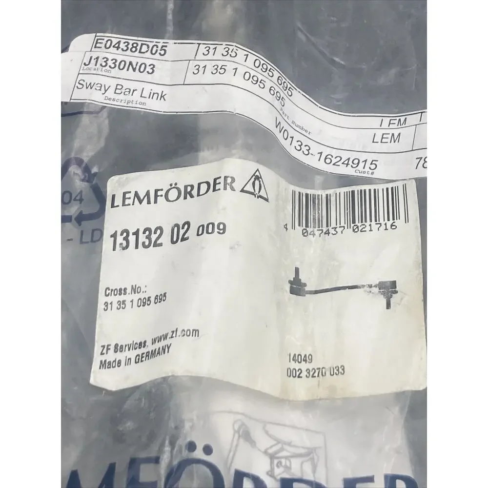 LEMFÖRDER FRONT ANTI ROLL BAR STABILISER DROP LINK 13132 02 G NEW Set Of 2